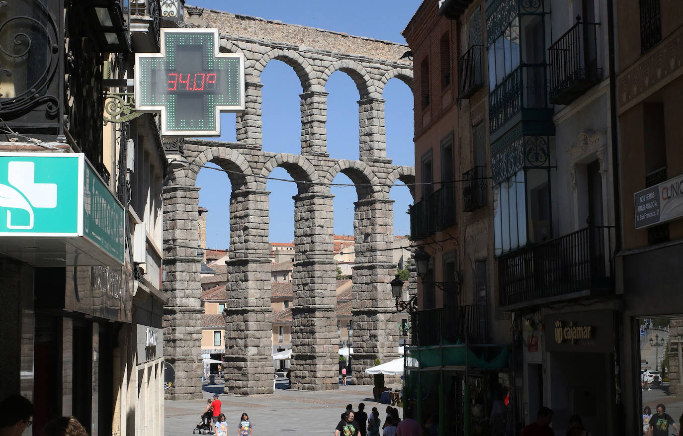 Llega a Segovia la segunda ola de calor del verano