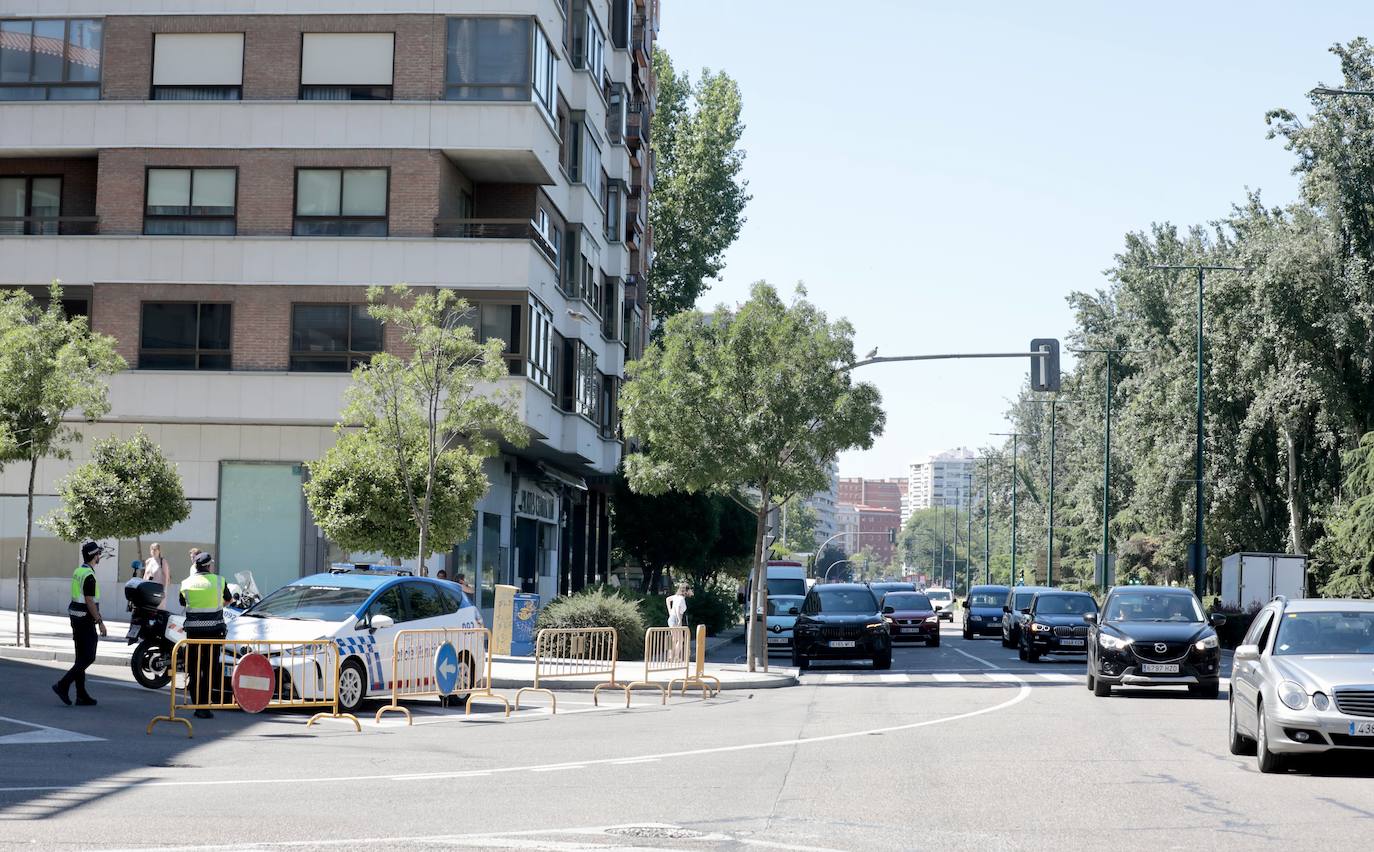 Varias calles cortadas debido a la Cumbre europea de ministros de Medio Ambiente y Energía