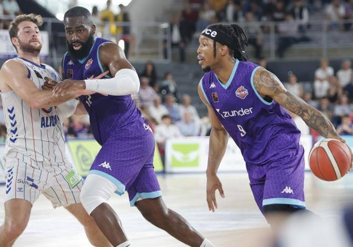 Kamba sube la pelota escotado por Kasibabu frente al Alicante.