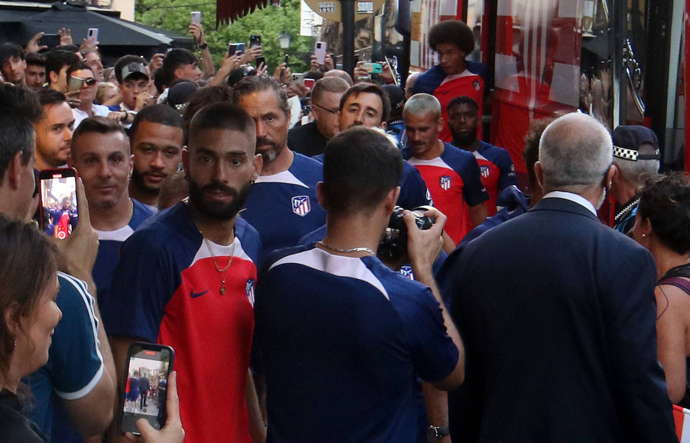 El Atlético de Madrid visita Segovia