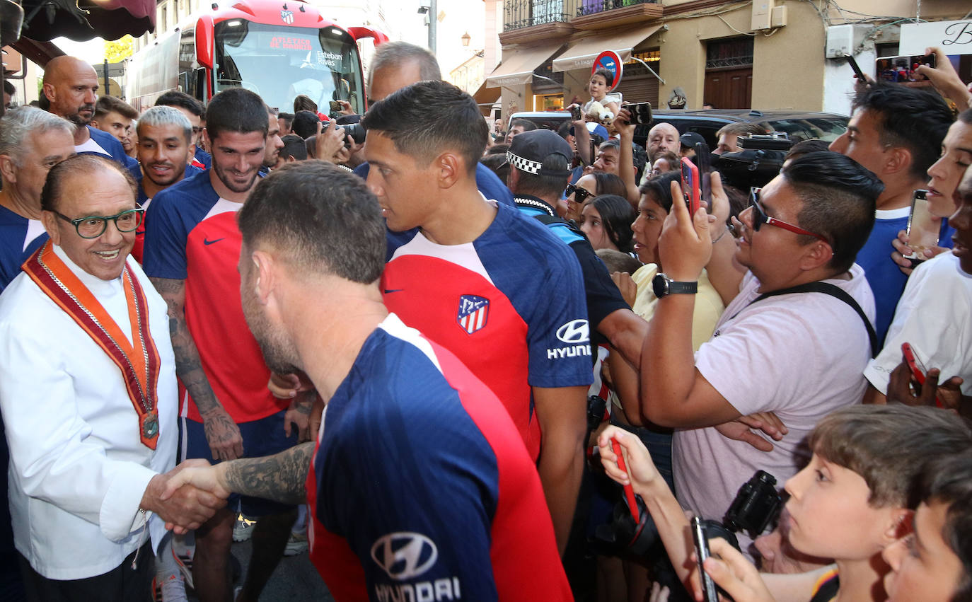 El Atlético de Madrid visita Segovia