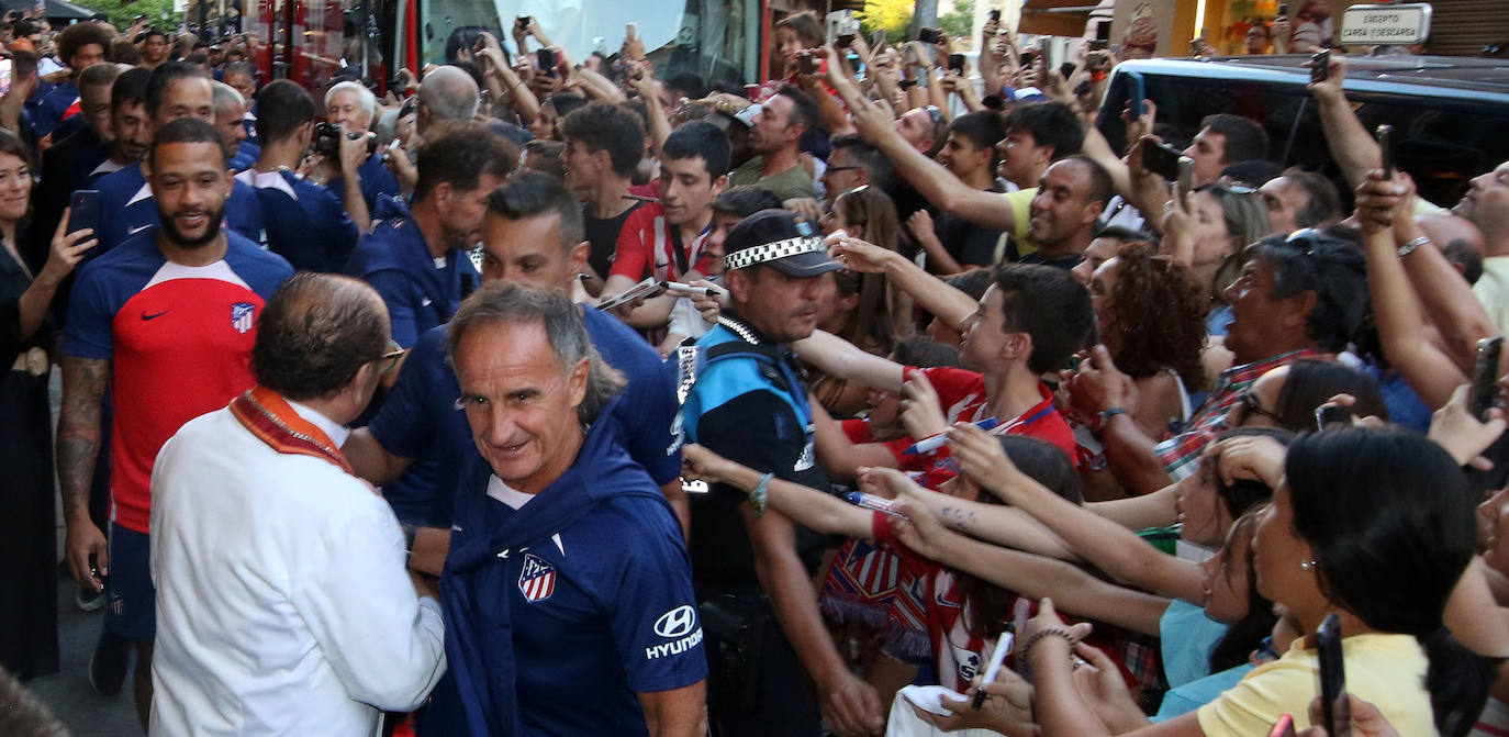 El Atlético de Madrid visita Segovia