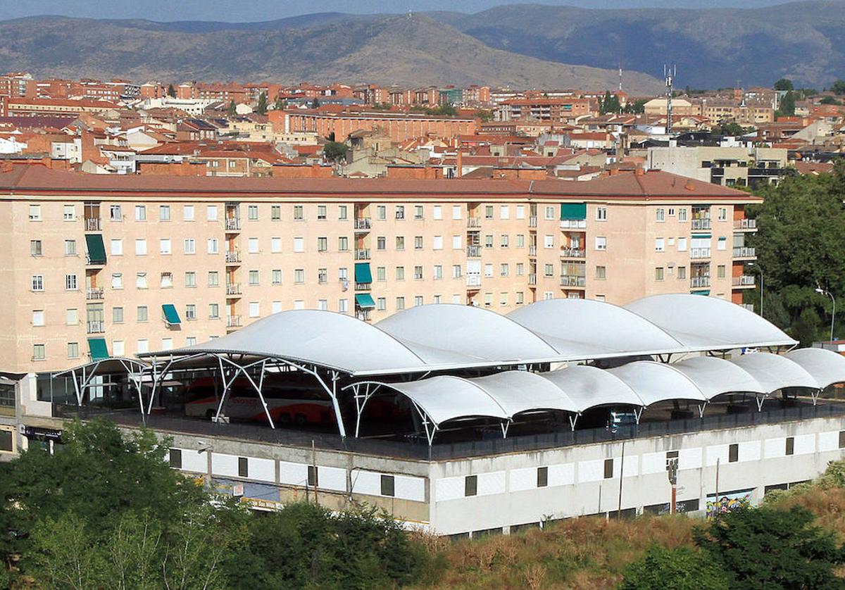 Panorámica de la estación de autobuses actual.