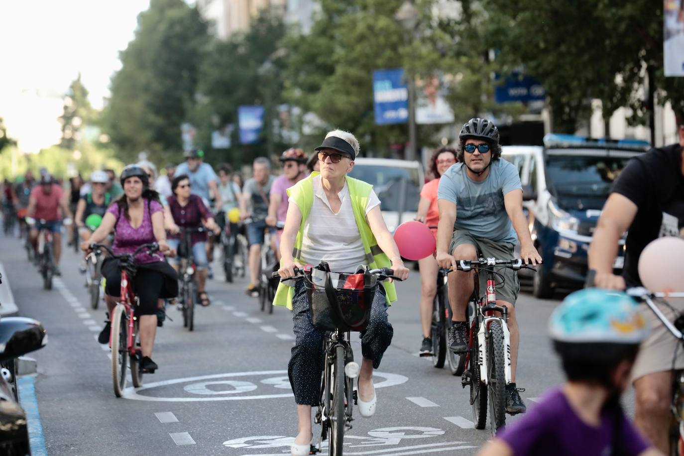 Bicifestación en Valladolid