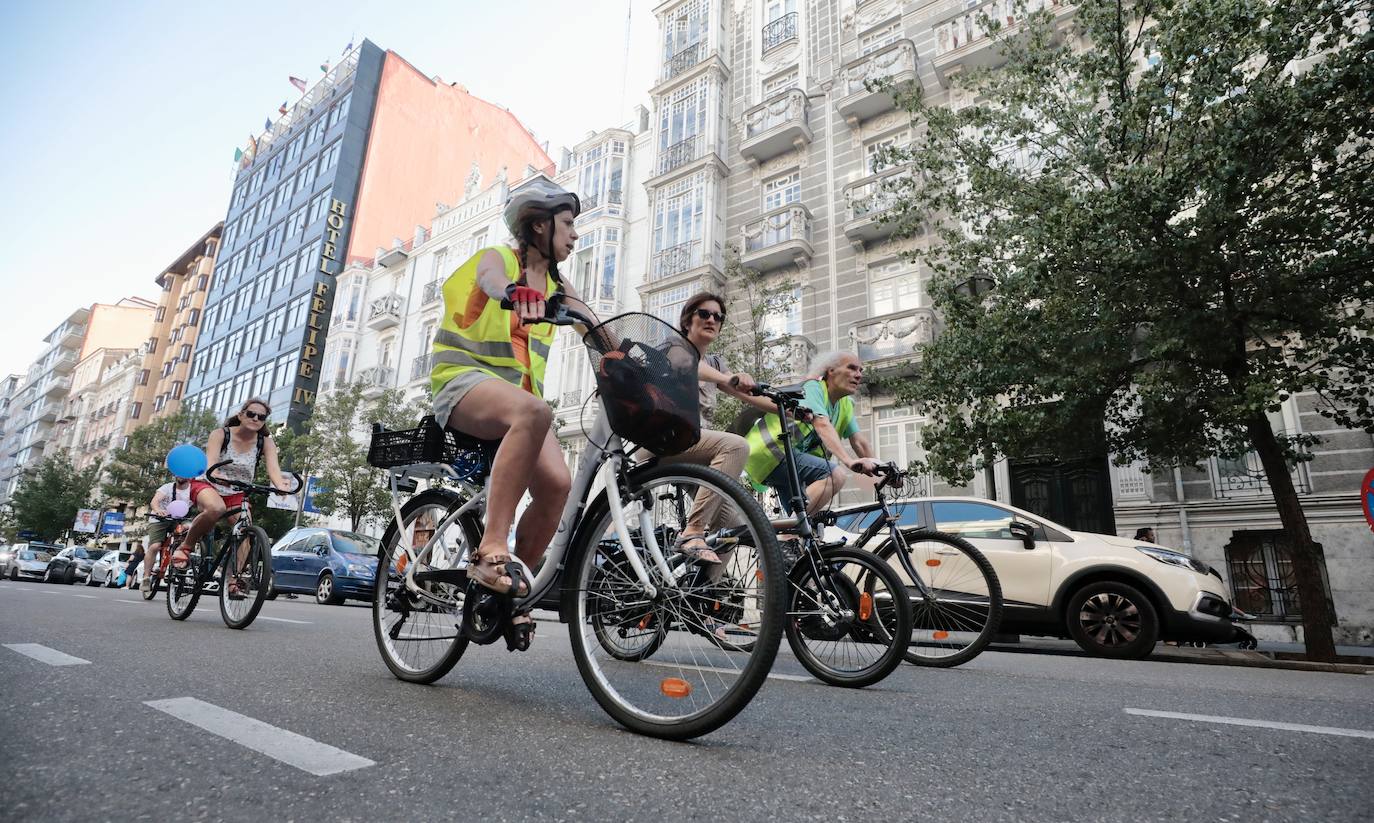 Bicifestación en Valladolid