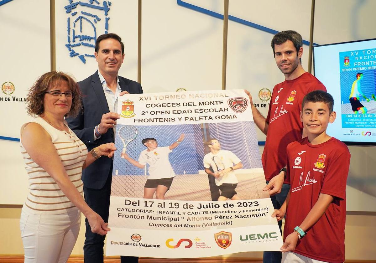 Presentación del torneo nacional de frontenis y paleta goma.