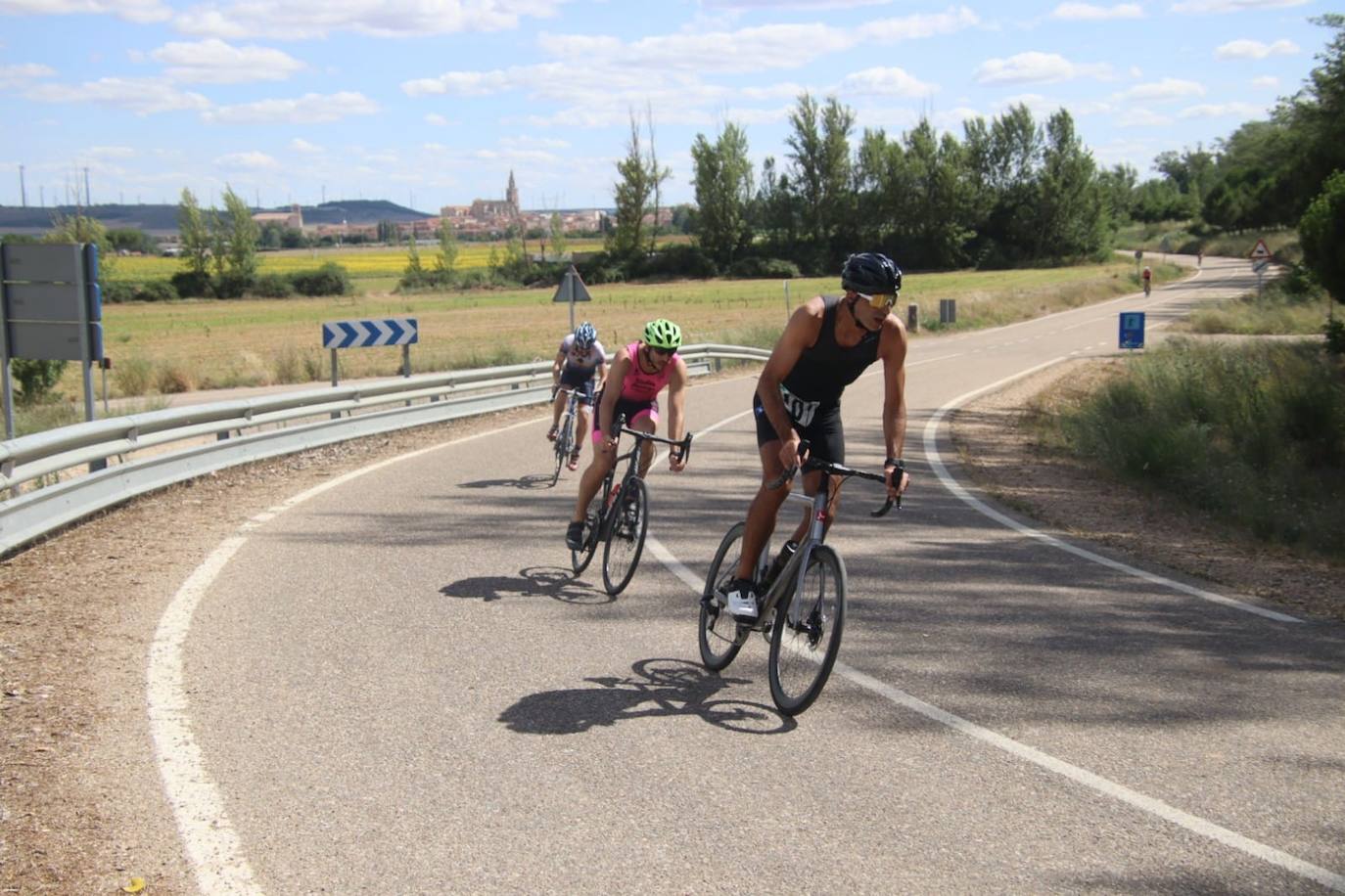 Medina de Rioseco celebra el Triatlón Canal de Castilla