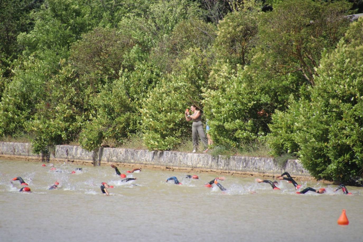 Medina de Rioseco celebra el Triatlón Canal de Castilla