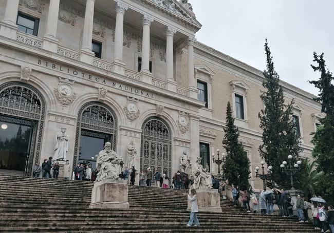 Biblioteca Nacional, donde Miguel de los Santos y Zorrilla pasaban las mañanas.