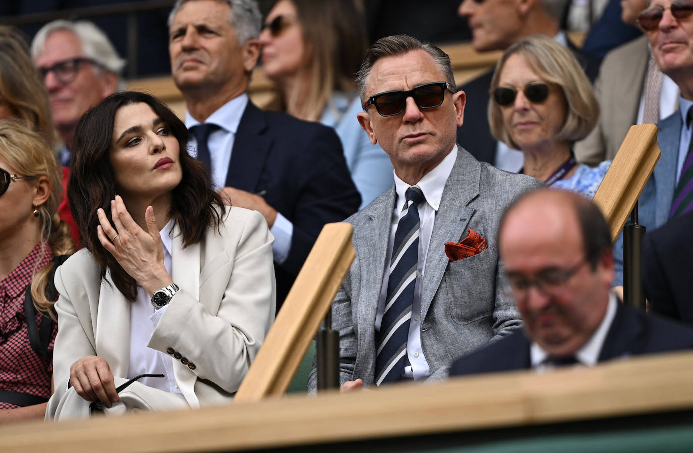 Famosos entre el público de la final de Wimbledon