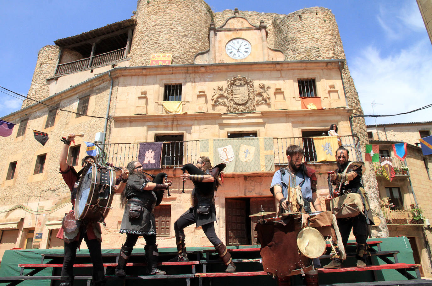 Una de las actividades celebradas en Sepúlveda durante el fin de semana.