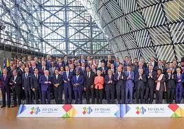 Los líderes de la UE y la Comunidad de Estados Latinoamericanos y Caribeños se reúnen en Bruselas para la cumbre UE-CELAC.