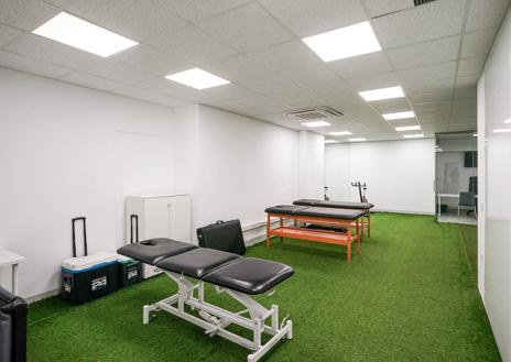 Imagen secundaria 1 - El gimnasio, la sala de fisioterapia y el comedor del estadio José Zorrilla.