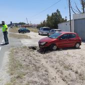 Evacuada una mujer en helicóptero tras salirse de la vía en Nava de la Asunción