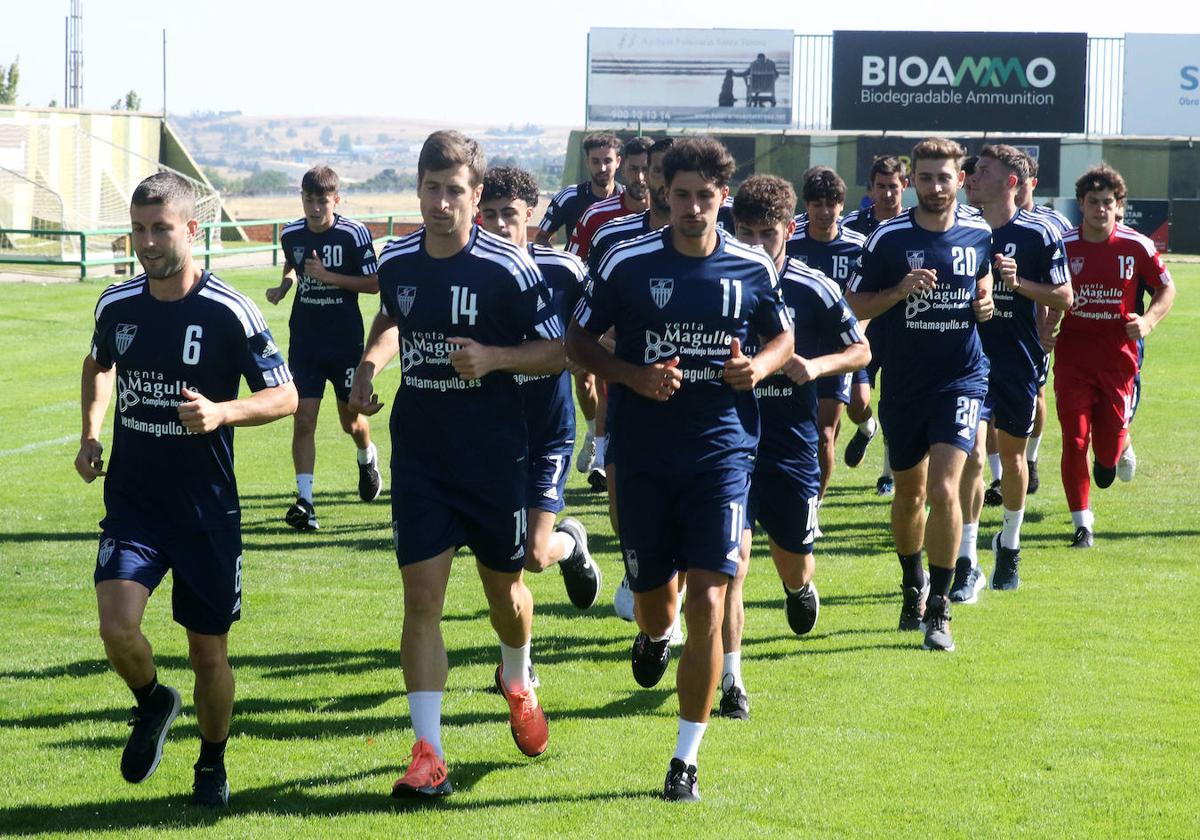 Inicio de la pretemporada de la Gimnástica Segoviana.