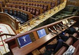 Escaños del Congreso de los Diputados.