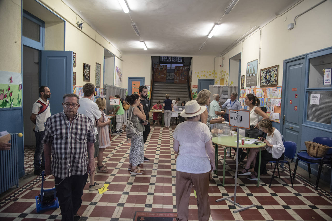 Mañana de votación en Segovia capital