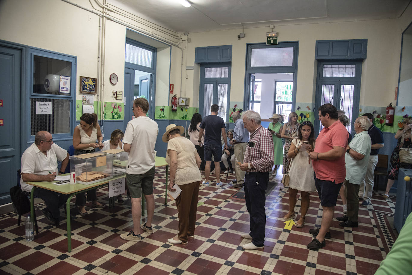 Mañana de votación en Segovia capital