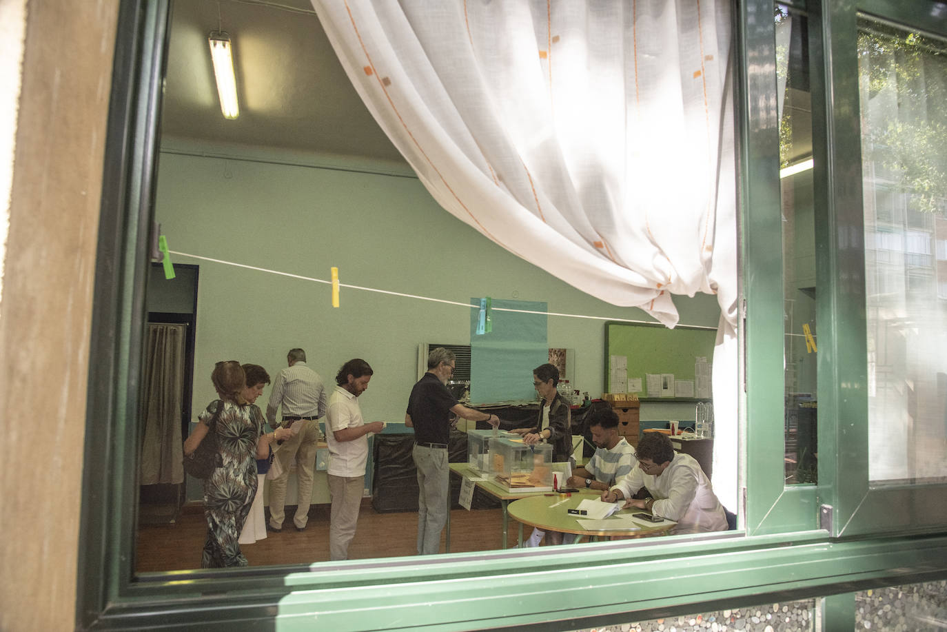 Mañana de votación en Segovia capital