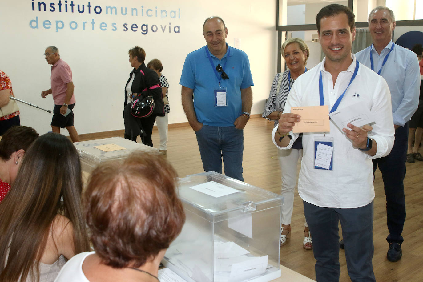 Mañana de votación en Segovia capital