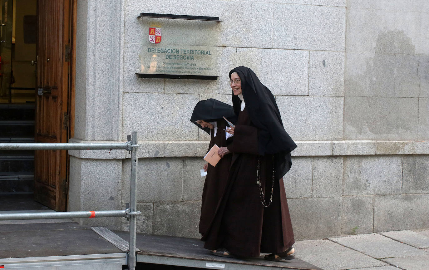 Mañana de votación en Segovia capital