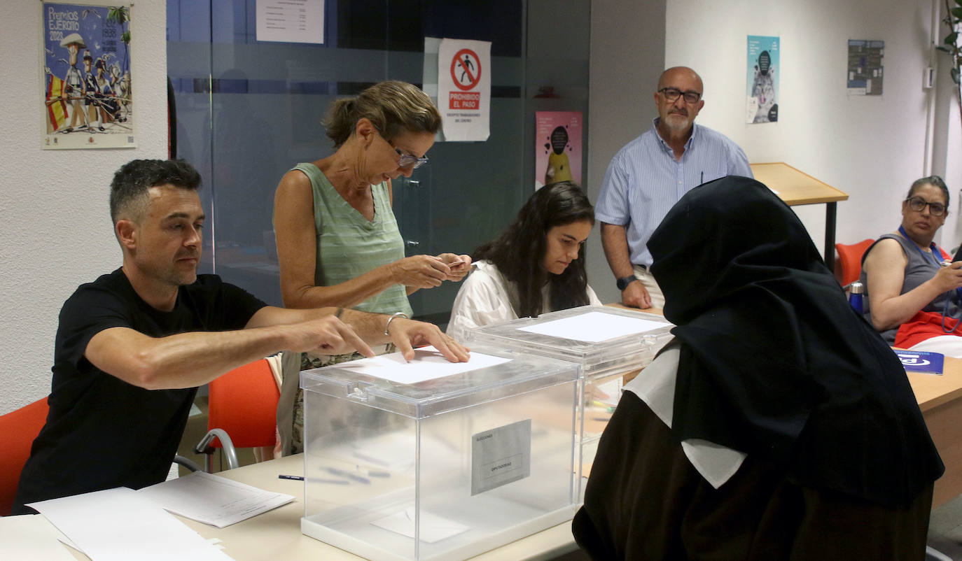 Mañana de votación en Segovia capital