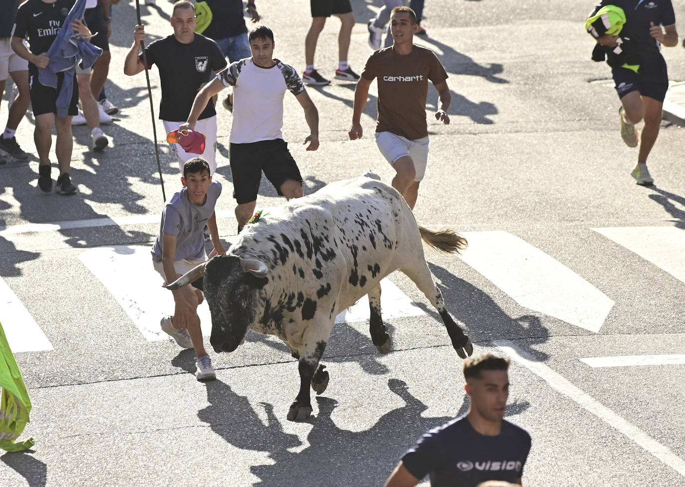 El encierro de las fiestas de Tudela en imágenes