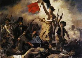 'La Libertad guiando al pueblo' el lienzo de Eugene Delacoix convetido en emblema de una época.