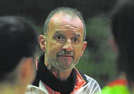 Agustín Pérez, durante un partido del Segosala.