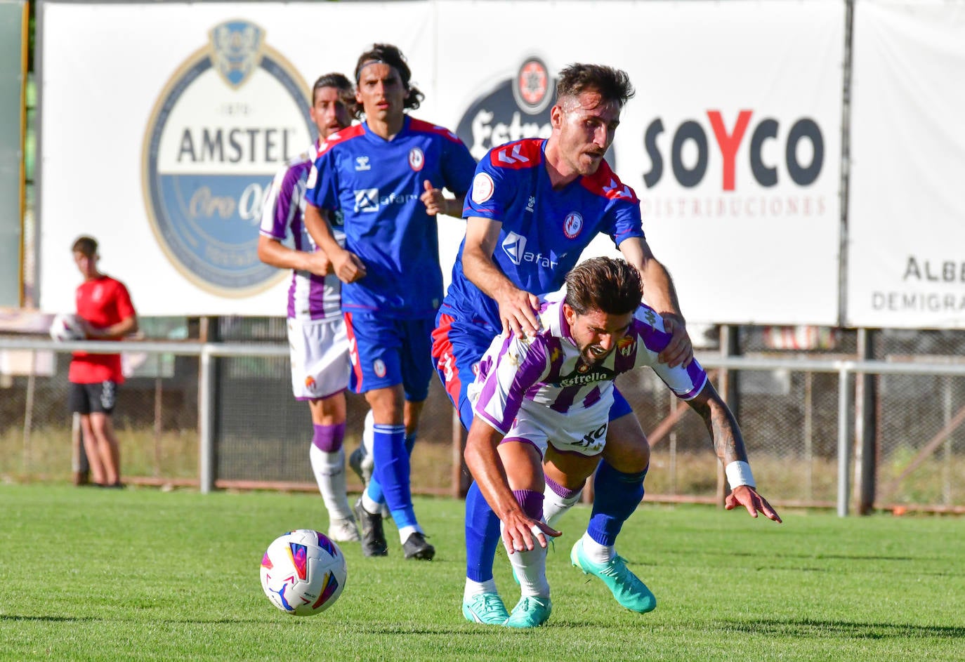 El partido amistoso del Real Valladolid en imágenes