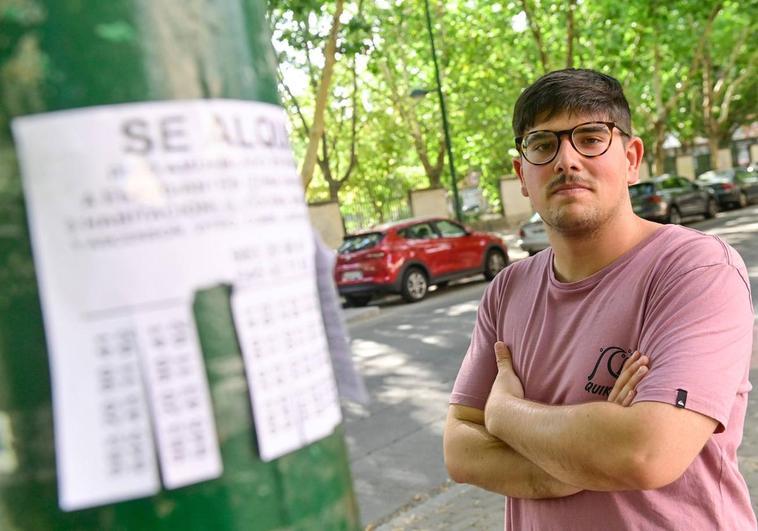 Ismael Fernández, estudiante que comparte piso.