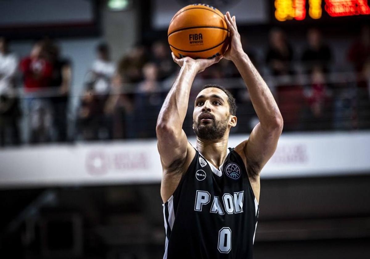 Yannick Franke, con la camiseta del PAOK griego.