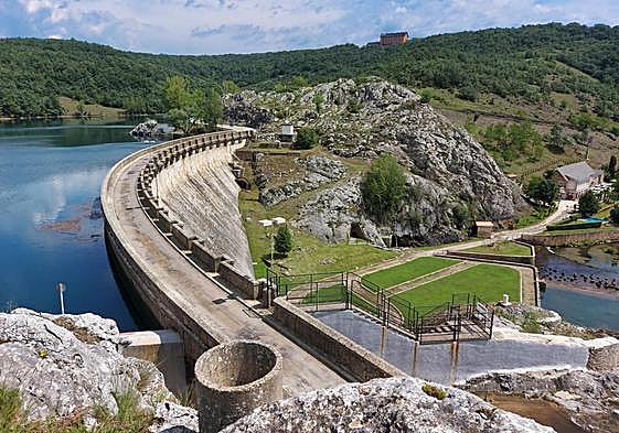 Presa de Cervera, que cumple cien años.