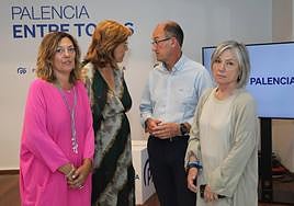 Milagros Marcos, Ángeles Armisén, Jorge Martínez y María José Ortega.