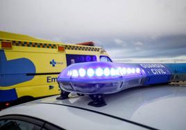 Una autocaravana sufre un incendio en Mota del Marqués