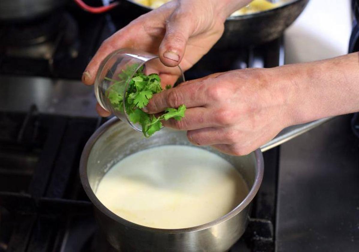 Preparación culinaria.