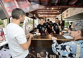 Casas instaladas en la pasada edición de la Feria de Día.