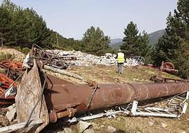 Demolición de infraestructuras que se lleva a cabo en el entorno de Navacerrada.