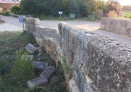 Estado en el que se encuentra el puente medieval de Cea.