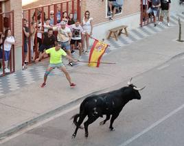 El segundo encierro de toros de La Seca, en imágenes