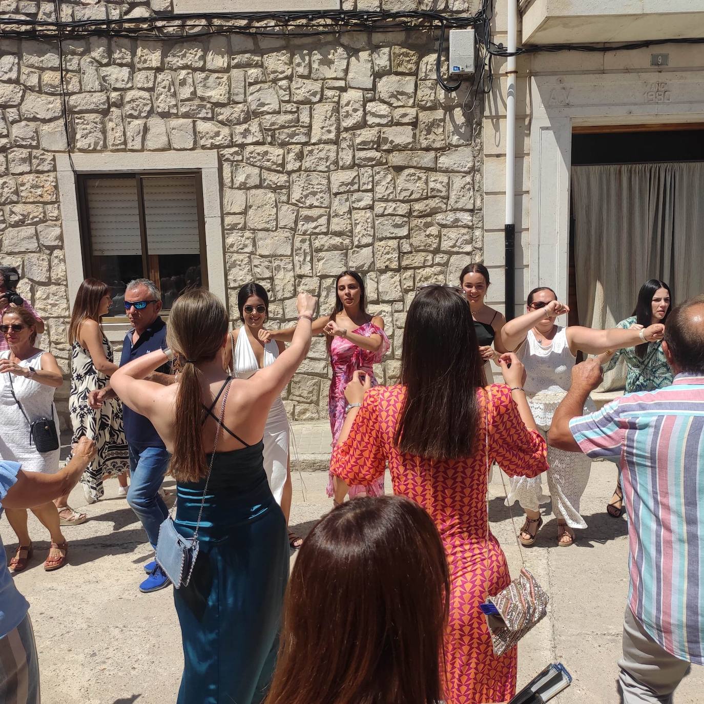 Los habitantes de Campaspero han salido a celebrar el día de su patrón