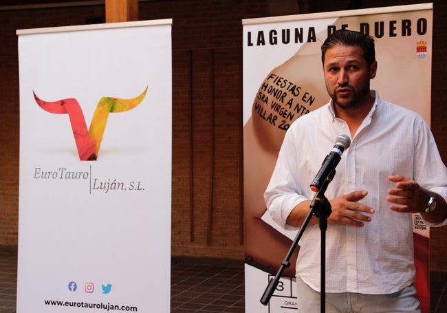 Enrique Luján, empresario de la Plaza de Toros de Laguna de Duero.