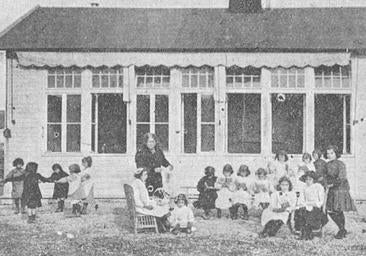 La primera escuela al aire libre para niños enfermos