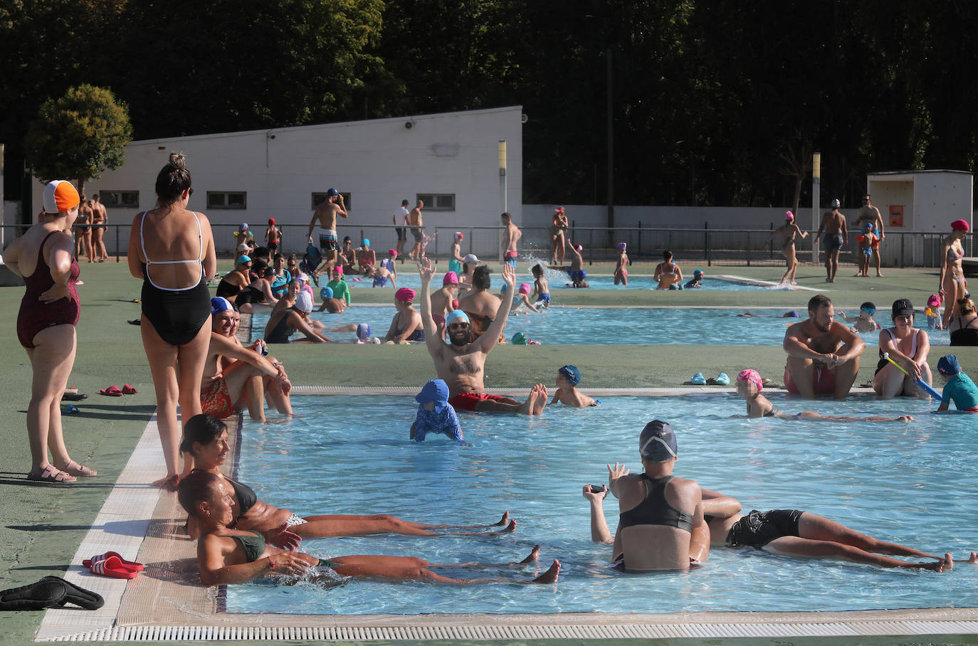 Las piscinas de Palencia, buen refugio contra el calor