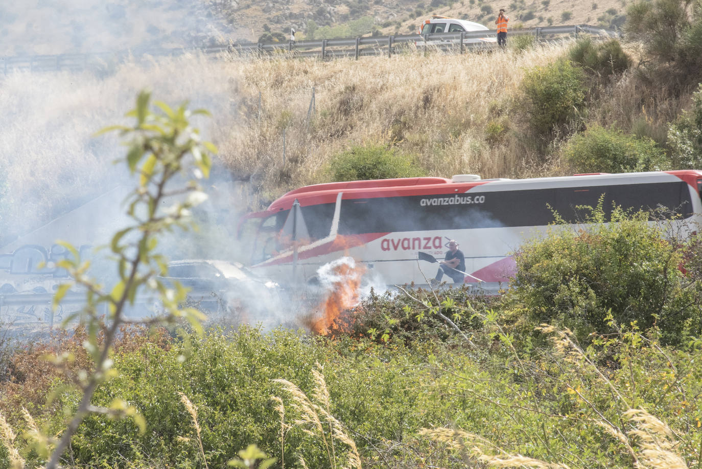 Incendio en Otero de Herreros