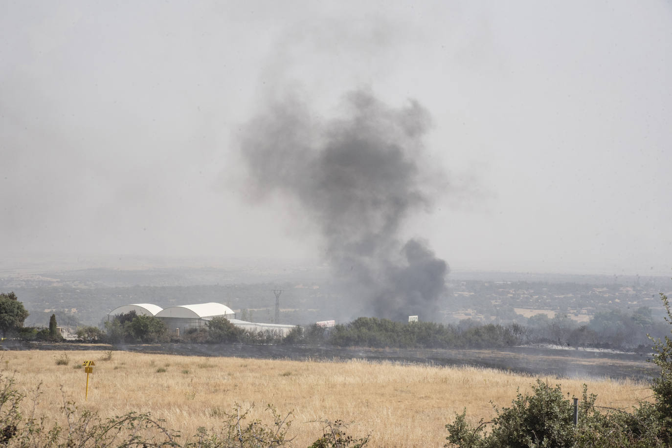 Incendio en Otero de Herreros