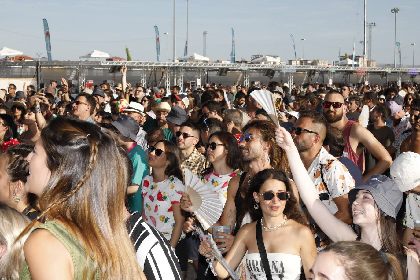 El gran ambiente de la tarde en el festival Sonorama