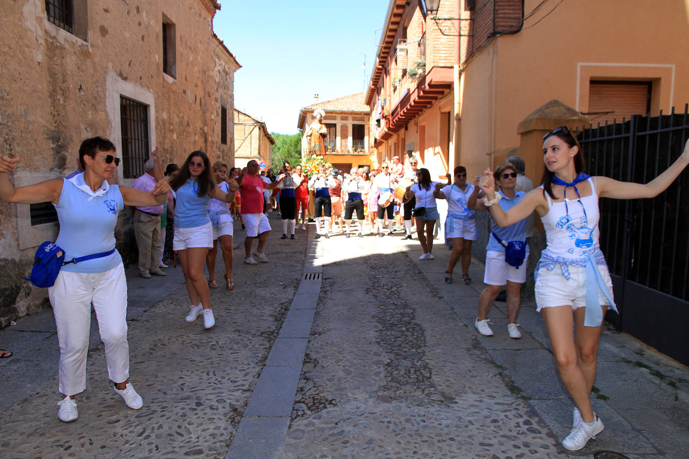 Procesión en el barrio de San Lorenzo