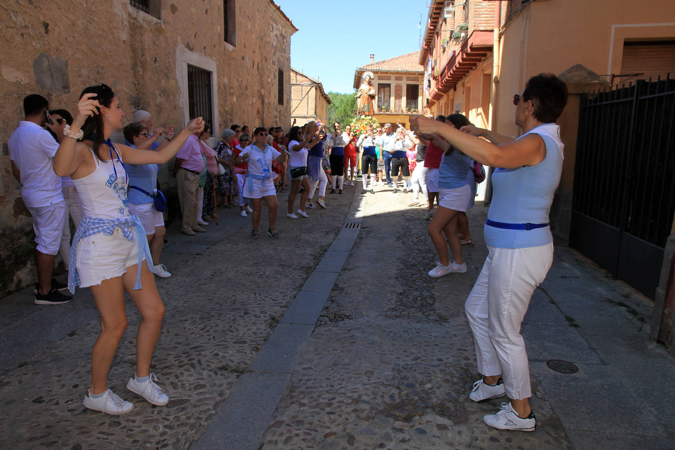 Procesión en el barrio de San Lorenzo