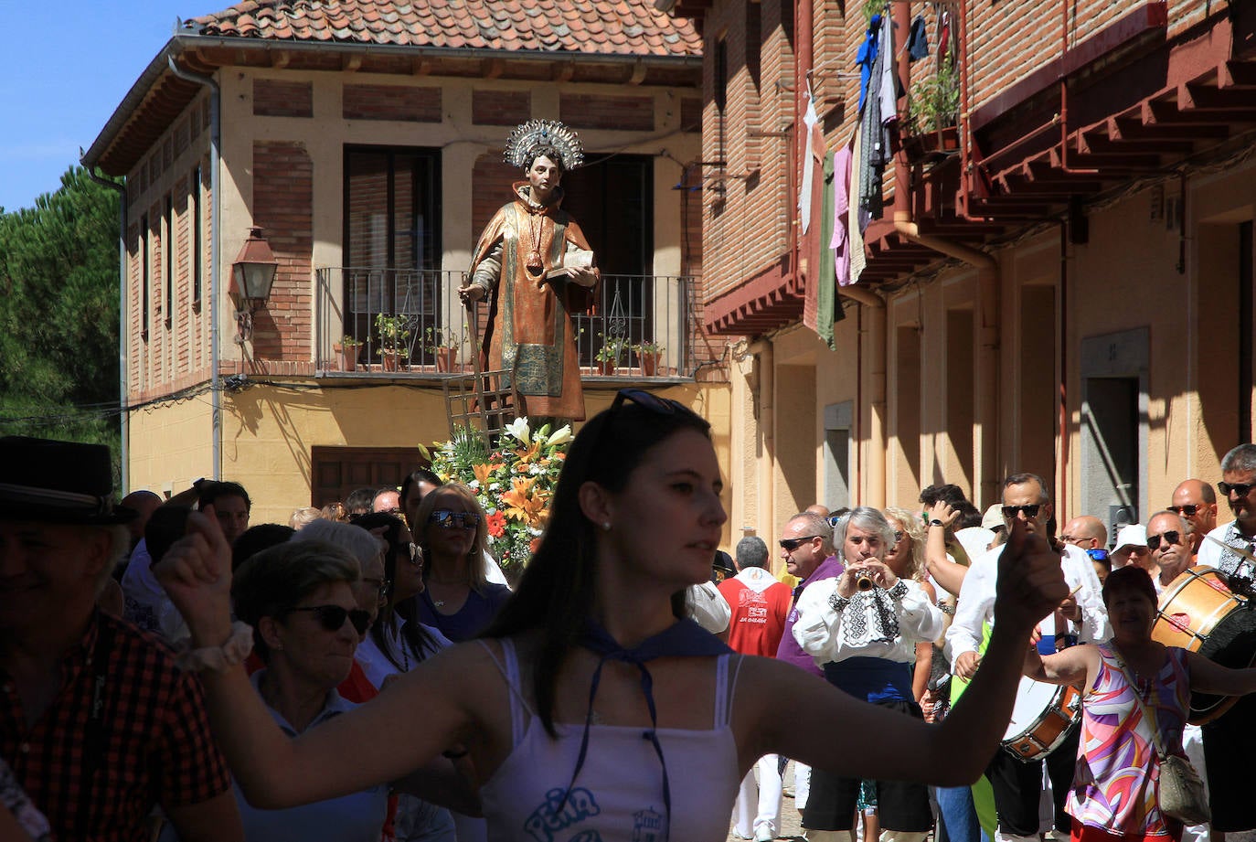 Procesión en el barrio de San Lorenzo